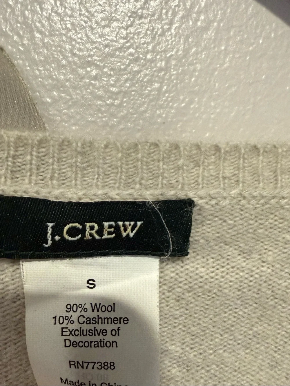 Vintage J. Crew Bow Collar Jackie Cardigan Wool and cashmere